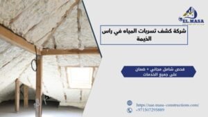 شركة كشف تسربات المياه في راس الخيمة